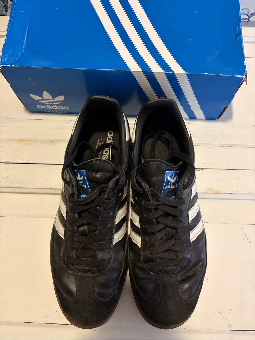 Men’s Adidas Samba Black OG Sz 10